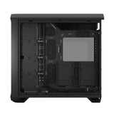 Fractal Design Torrent (Light TG) gabinete para juegos con ventanas de vidrio tintado claro, E-ATX, 5 ventiladores, concentrador de ventilador, tira RGB en cubierta de fuente de alimentación, rejilla frontal, USB-C