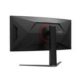 AOC G4 CU34G4CAP computer monitor 86.4 cm (34") 3440 x 1440 pixels UltraWide Quad HD LCD Black, Red