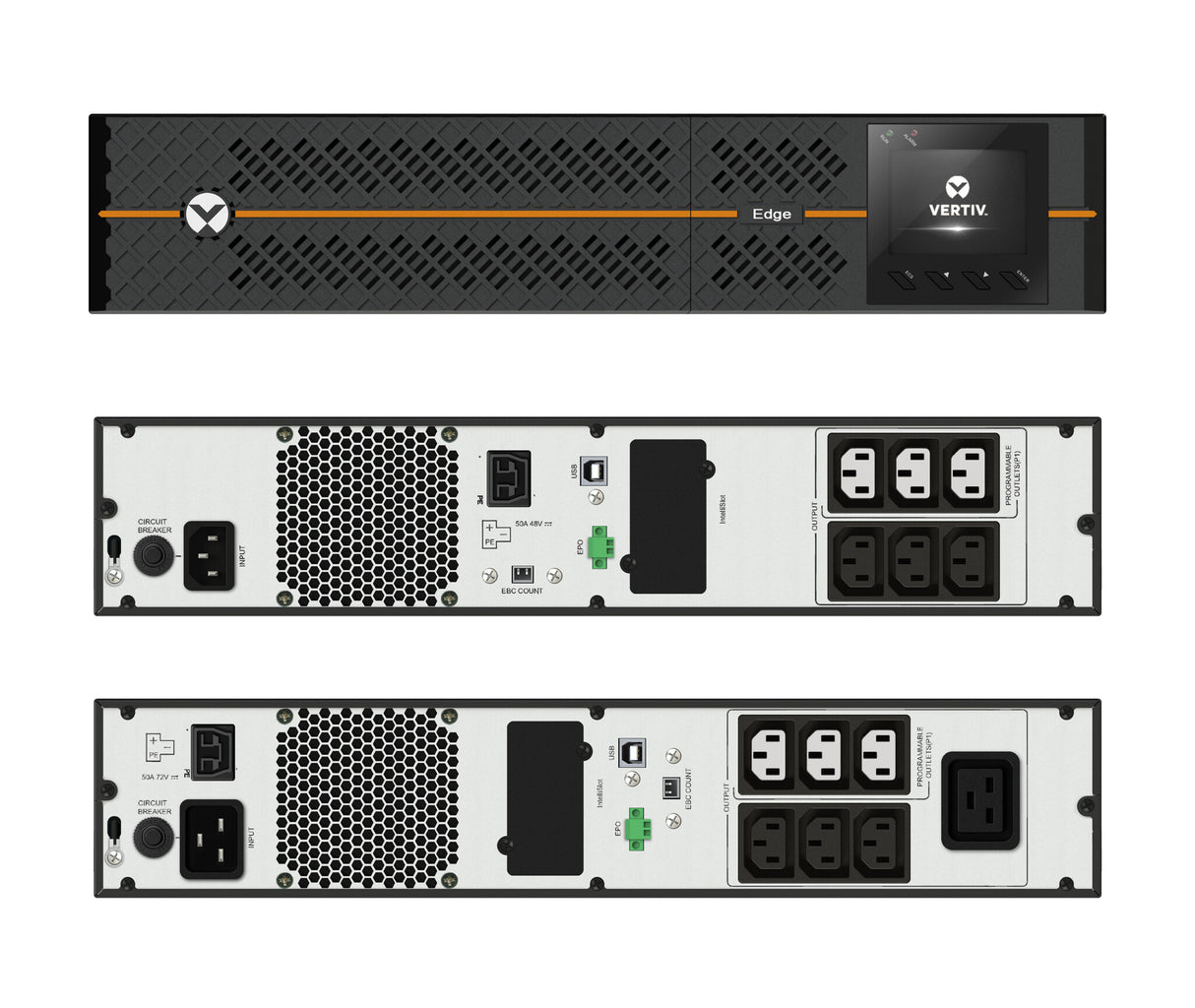 Vertiv Liebert Edge Uninterruptible Power Supply (UPS) - 1500VA 1350W 230V 2U Line Interactive AVR Tower/Rack Mount