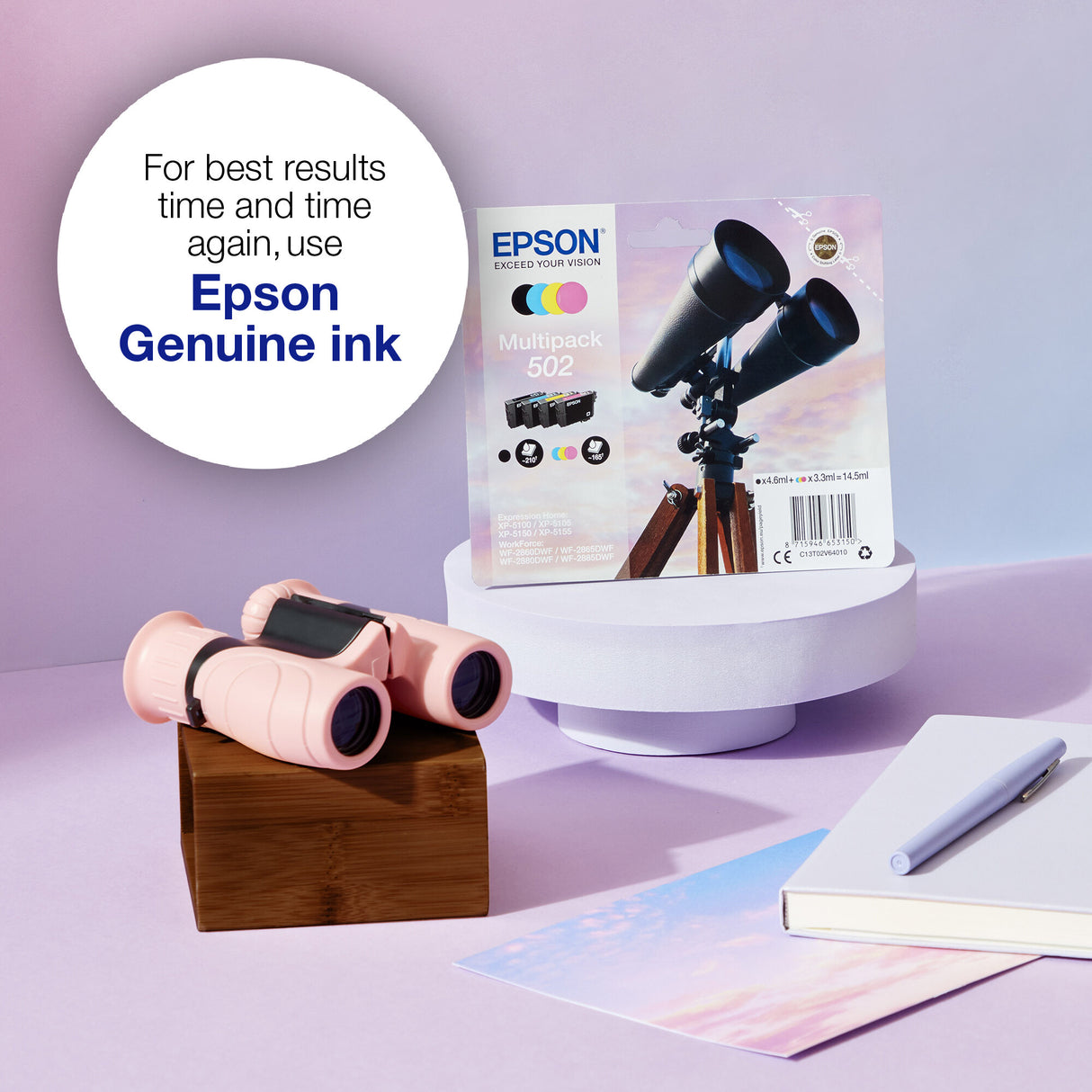 Epson Singlepack Magenta 502XL Ink