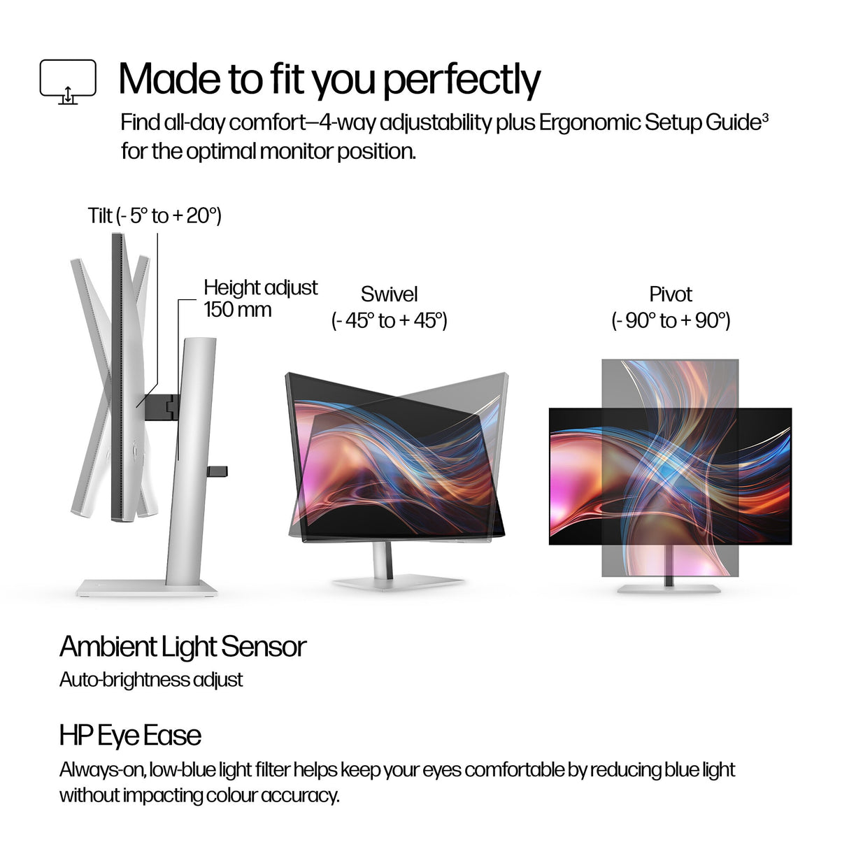 HP Series 7 Pro 27 inch QHD Thunderbolt 4 Monitor - 727pu