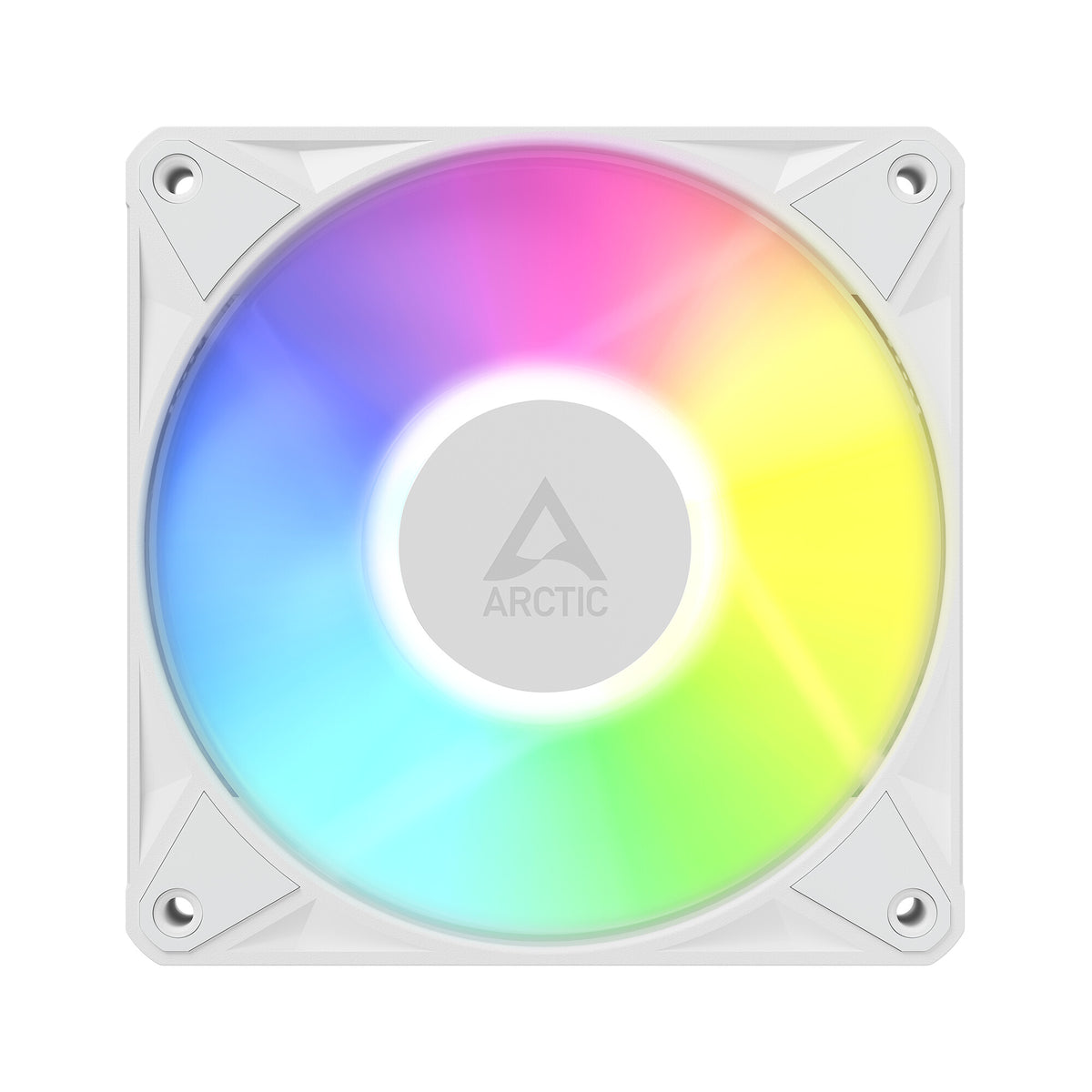 ARCTIC BioniX P12 A-RGB (White) – 3 Pack 120 mm PWM Fan with Daisy Chain