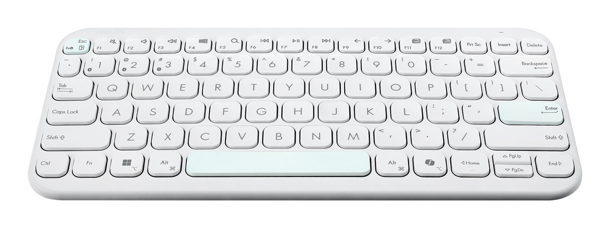 ASUS Marshmallow KW100 keyboard Home Bluetooth White