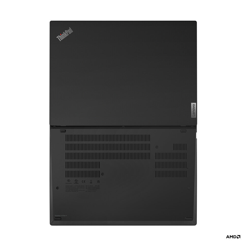 Lenovo ThinkPad T14 Gen 4 (AMD) AMD Ryzen™ 7 PRO 7840U Laptop 35.6 cm (14") WUXGA 16 GB LPDDR5x-SDRAM 512 GB SSD Wi-Fi 6E (802.11ax) Windows 11 Pro UK English Black
