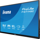 iiyama ProLite P1671HSC-B1 computer monitor 39.6 cm (15.6") 1920 x 1080 pixels Full HD LED Black