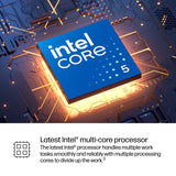 HP ProBook 4 G1iR Intel Core 5 120U Laptop 40.6 cm (16") WUXGA 24 GB DDR5-SDRAM 256 GB SSD Wi-Fi 6E (802.11ax) Windows 11 Pro Silver