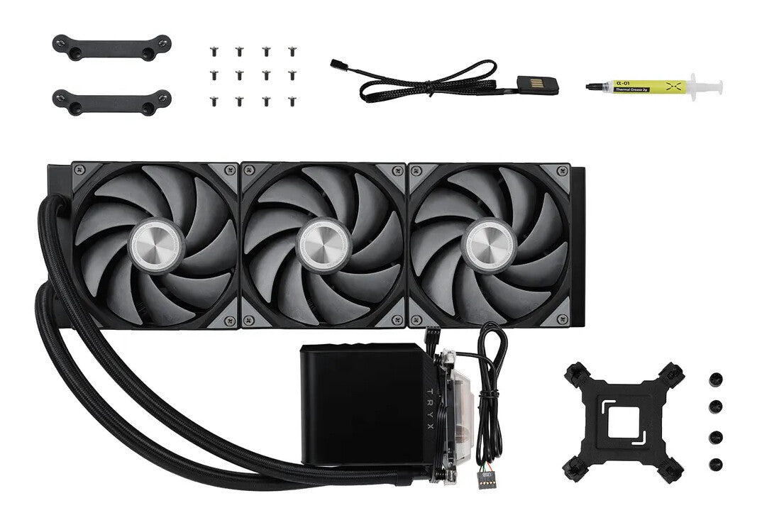 TRYX Panorama 360 Processor Liquid cooling kit 12 cm Black 1 pc(s)