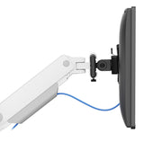 Neomounts DS65S-950WH2 Monitor arm 24-34" - gas spring - Topfix - multi-adjustable - 180°-stop