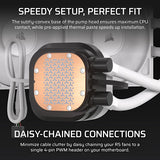 Corsair Nautilus 360 RS Processor All-in-one liquid cooler 12 cm White