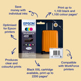 Epson Singlepack Cyan 405XL DURABrite Ultra Ink