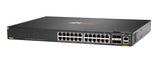 HPE Aruba Networking CX 6300F 24-port 1GbE Class 4 PoE and 4-port SFP56 Switch