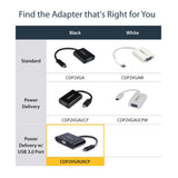 StarTech.com USB-C VGA Multiport Adapter - USB 3.0 Port - 60W PD