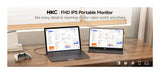 HKC V16 portable TV/monitor Portable monitor Black 39.6 cm (15.6") 1920 x 1080 pixels