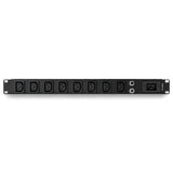 StarTech.com 8-Port Rack-Mount PDU with C13 Outlets - 16 A - 10 ft. Power Cord (BS 1363) - 1U