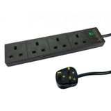 Target RB-02M04SPDBLK power extension 2 m 4 AC outlet(s) Indoor Black