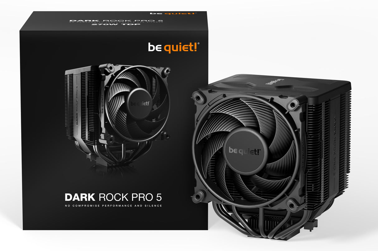 be quiet! Dark Rock Pro 5 Processor Air cooler 120/135 mm Black 1 pc(s)