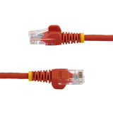 StarTech.com Cat5e Ethernet Patch Cable with Snagless RJ45 Connectors - 10 m, Red