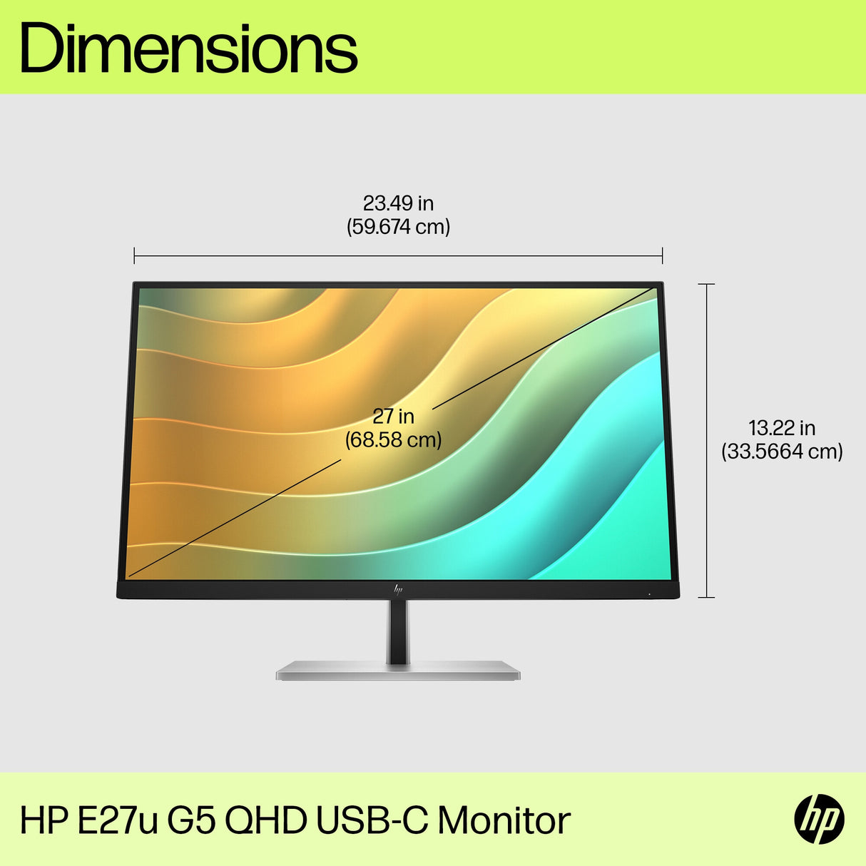 HP E27u G5 QHD USB-C Monitor