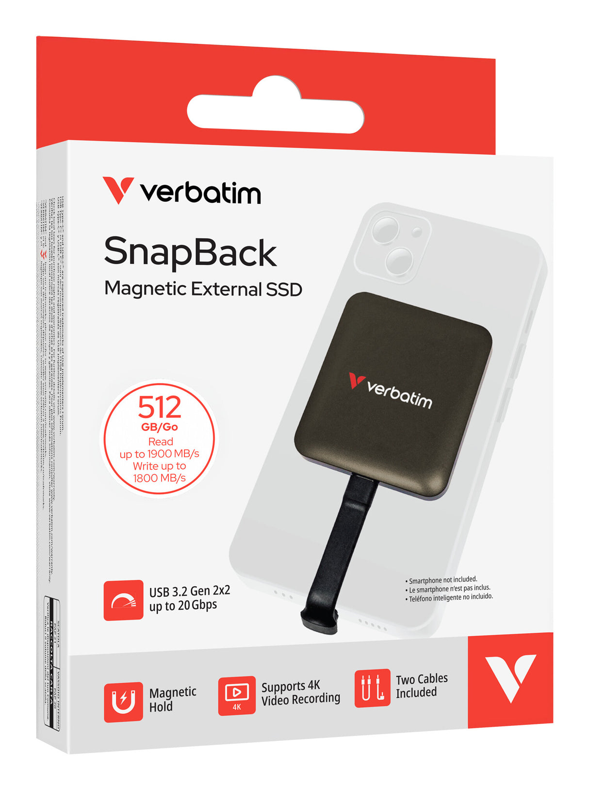 Verbatim SnapBack SSD 512 GB Mocha Metallic