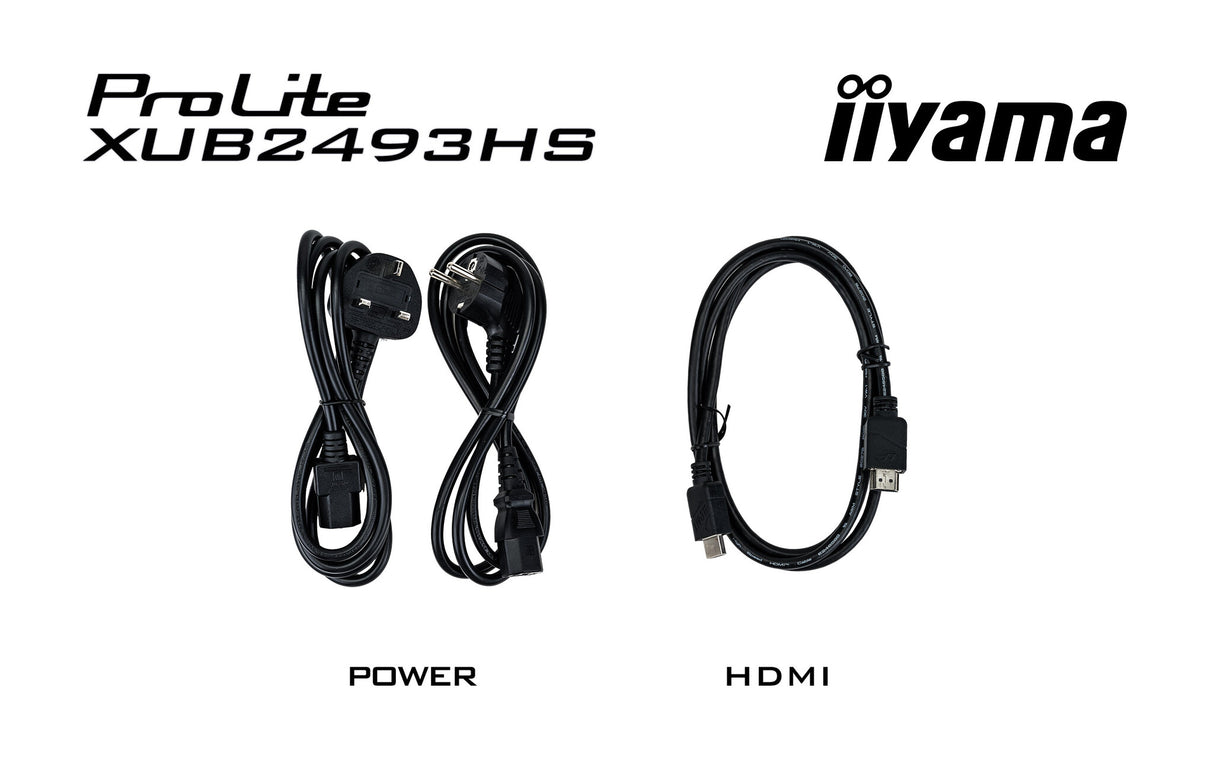 iiyama ProLite 24” IPS 3-side borderless monitor with height adjustable stand