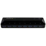 StarTech.com 10-Port USB 3.0 Hub with Charge and Sync Ports - 2 x 1.5A Ports~10-Port USB 3.0 Hub with Charge and Sync Ports - 5Gbps - 2 x 1.5A Ports