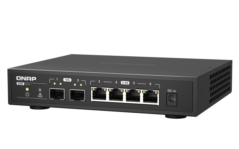 QNAP QSW-2104-2S network switch Unmanaged 2.5G Ethernet Black