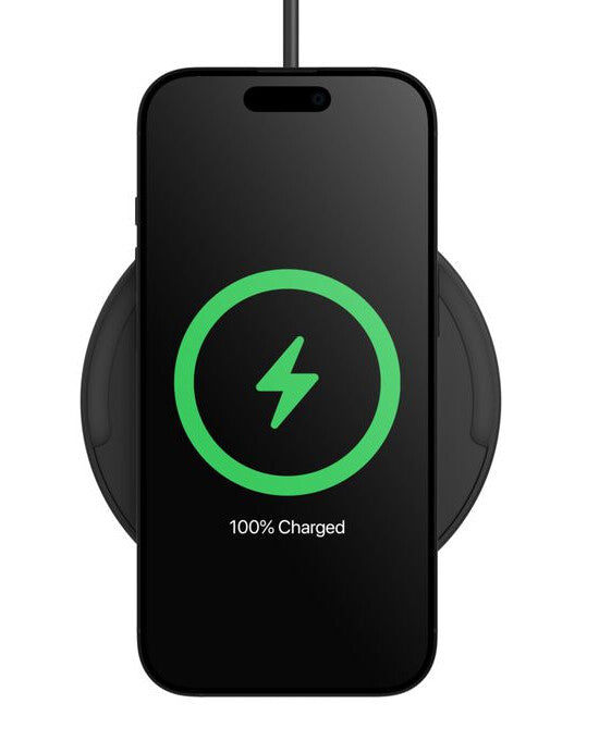 Belkin WIA012HQBK mobile device charger Smartphone Black AC Wireless charging Fast charging Indoor