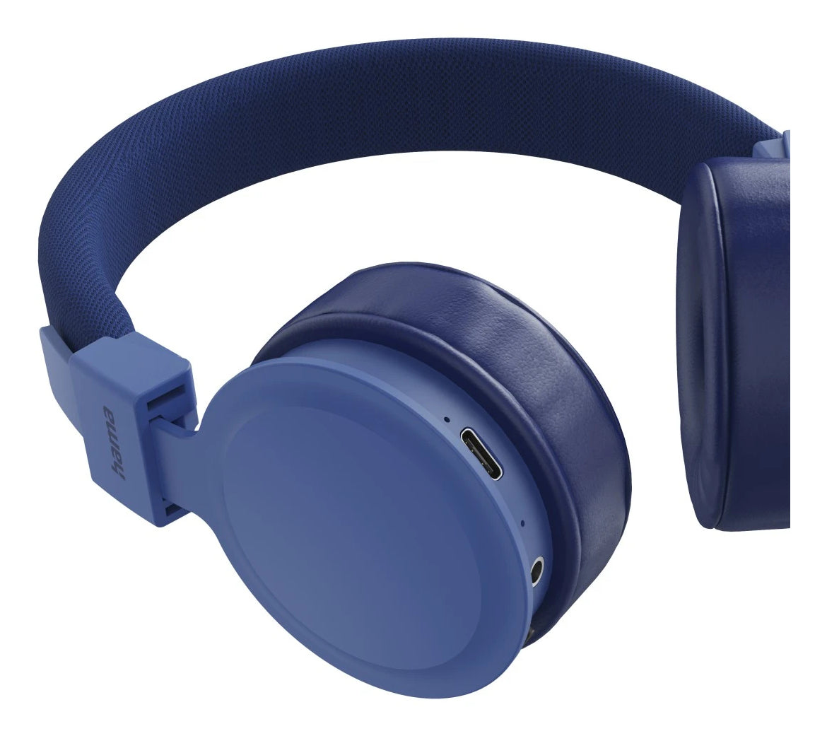 Hama Freedom Lit III Headset Wireless Head-band Calls/Music USB Type-C Bluetooth Blue