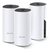 TP-LINK (DECO M4) Sistema Wi-Fi en malla para todo el hogar, paquete de 3, doble banda AC1200, MU-MIMO, 2 x LAN en cada unidad