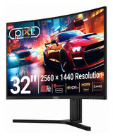 piXL GS32QIDPHA computer monitor 81.3 cm (32") 2560 x 1440 pixels Dual QHD LED Black