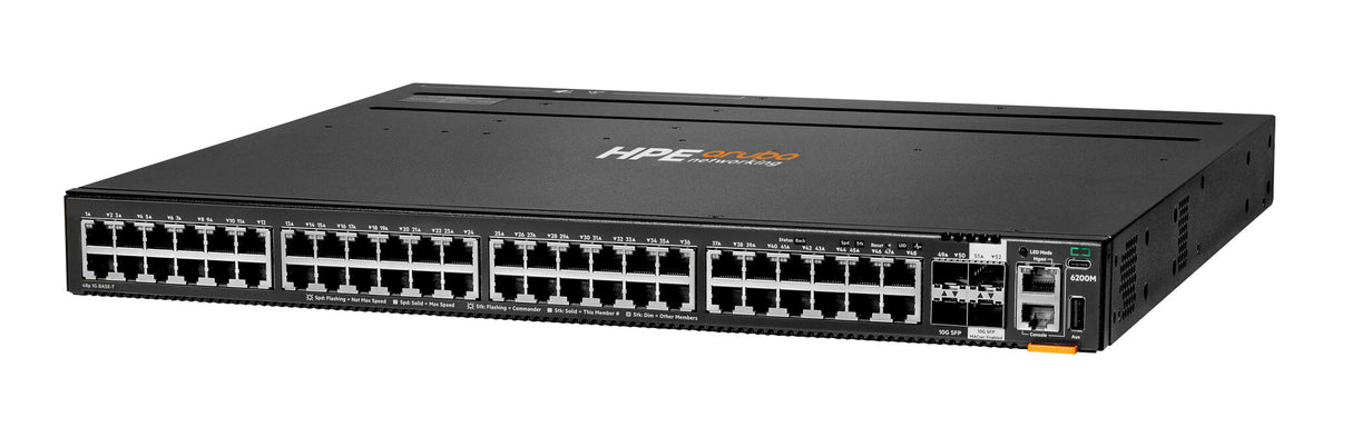 HPE Aruba Networking CX 6200M 48G 4SFP+ Switch