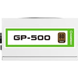 GameMax GP-500 500W 80 Plus Bronze Certified Power Supply Unit with Ultra Silent 140mm White Fan, High Efficiency, and Reliable Performance for Gaming and Office PCs