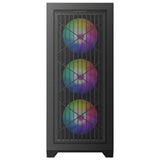 CRONUS Phanes Gaming PC Case, Mid Tower with Tempered Glass, ARGB Lighting, Enhanced Connectivity, and Superior Airflow, ATX, Micro ATX, Mini-ITX, and E-ATX