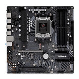 ASRock B650M PG Lightning AMD AM5 Socket Motherboard, Micro-ATX, 4x DDR5 Slots, 3x M.2 Sockets, 1x USB-C Port, 2.5GbE LAN, 1x DisplayPort / 1x HDMI Port