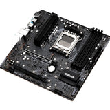 ASRock B650M PG Lightning AMD AM5 Socket Motherboard, Micro-ATX, 4x DDR5 Slots, 3x M.2 Sockets, 1x USB-C Port, 2.5GbE LAN, 1x DisplayPort / 1x HDMI Port