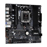 ASRock B650M PG Lightning AMD AM5 Socket Motherboard, Micro-ATX, 4x DDR5 Slots, 3x M.2 Sockets, 1x USB-C Port, 2.5GbE LAN, 1x DisplayPort / 1x HDMI Port