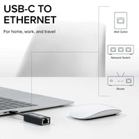 Plugable USB-TE1000 USB-C to Gigabit Ethernet Adapter