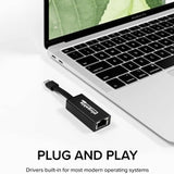 Plugable USB-TE1000 USB-C to Gigabit Ethernet Adapter