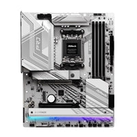 ASRock X870 PRO RS AMD AM5 Socket Motherboard, ATX, 4x DDR5 Slots, 3x M.2 Sockets, 3x USB-C Port, Fitted I/O Shield, 2.5GbE LAN, 1x HDMI Port / 2x USB-C (USB4)