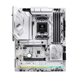 ASRock X870 STEEL LEGEND WIFI AMD AM5 Socket Motherboard, ATX, 4x DDR5 Slots, 3x M.2 Sockets, 3x USB-C Port, Fitted I/O Shield, 2.5GbE LAN, Wi-Fi 7, 1x HDMI Port / 2x USB-C (USB4)