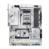 ASRock X870 STEEL LEGEND WIFI AMD AM5 Socket Motherboard, ATX, 4x DDR5 Slots, 3x M.2 Sockets, 3x USB-C Port, Fitted I/O Shield, 2.5GbE LAN, Wi-Fi 7, 1x HDMI Port / 2x USB-C (USB4)