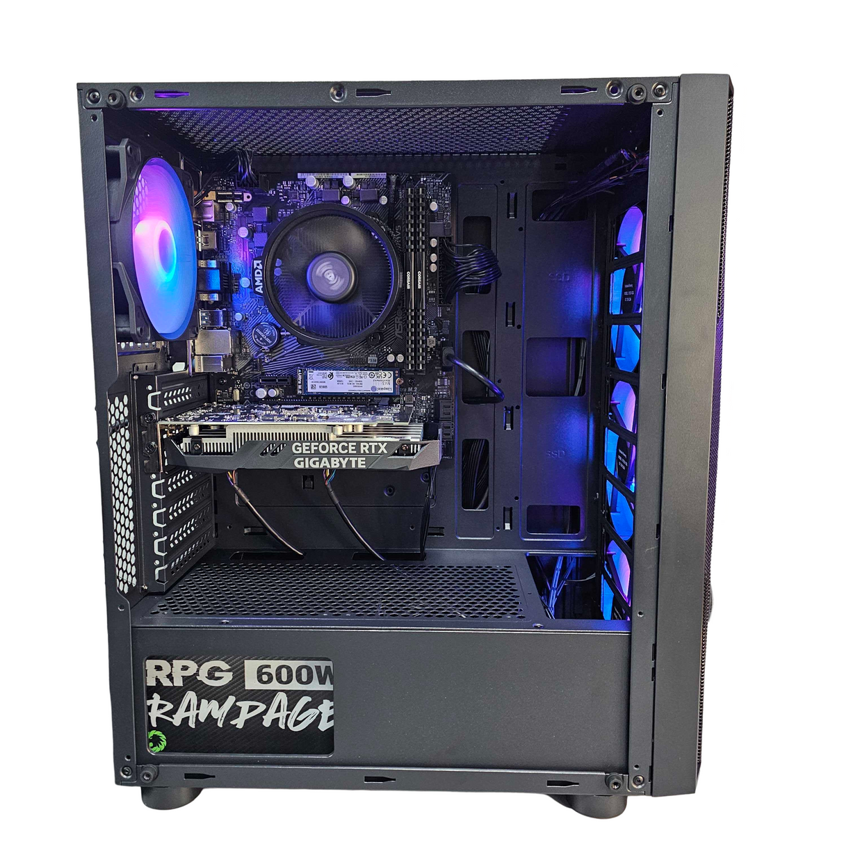 DCG Nova - Ryzen 5 4500, 16GB DDR4, RTX 3050 6GB, 500GB SSD, AMD Gaming PC