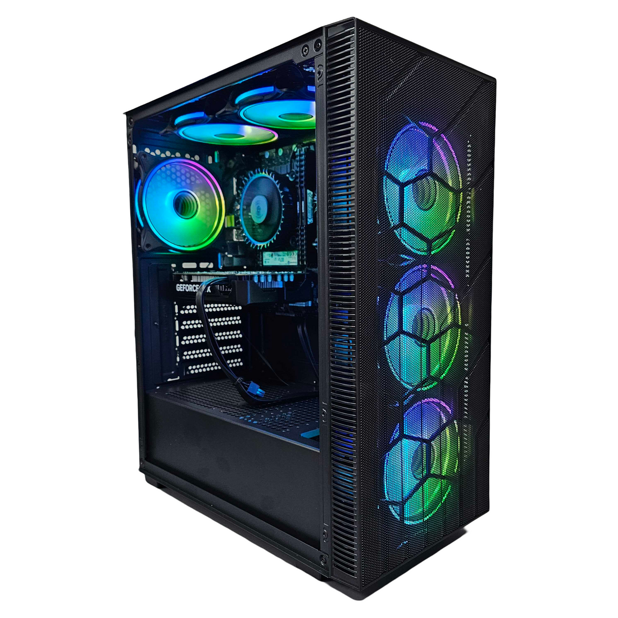 DCG vacío RGB | Intel Core i5-10400F | NVIDIA RTX 3060 12GB | 16 GB de RAM | SSD de 500 GB | Ventanas 10/11 | PC para juegos