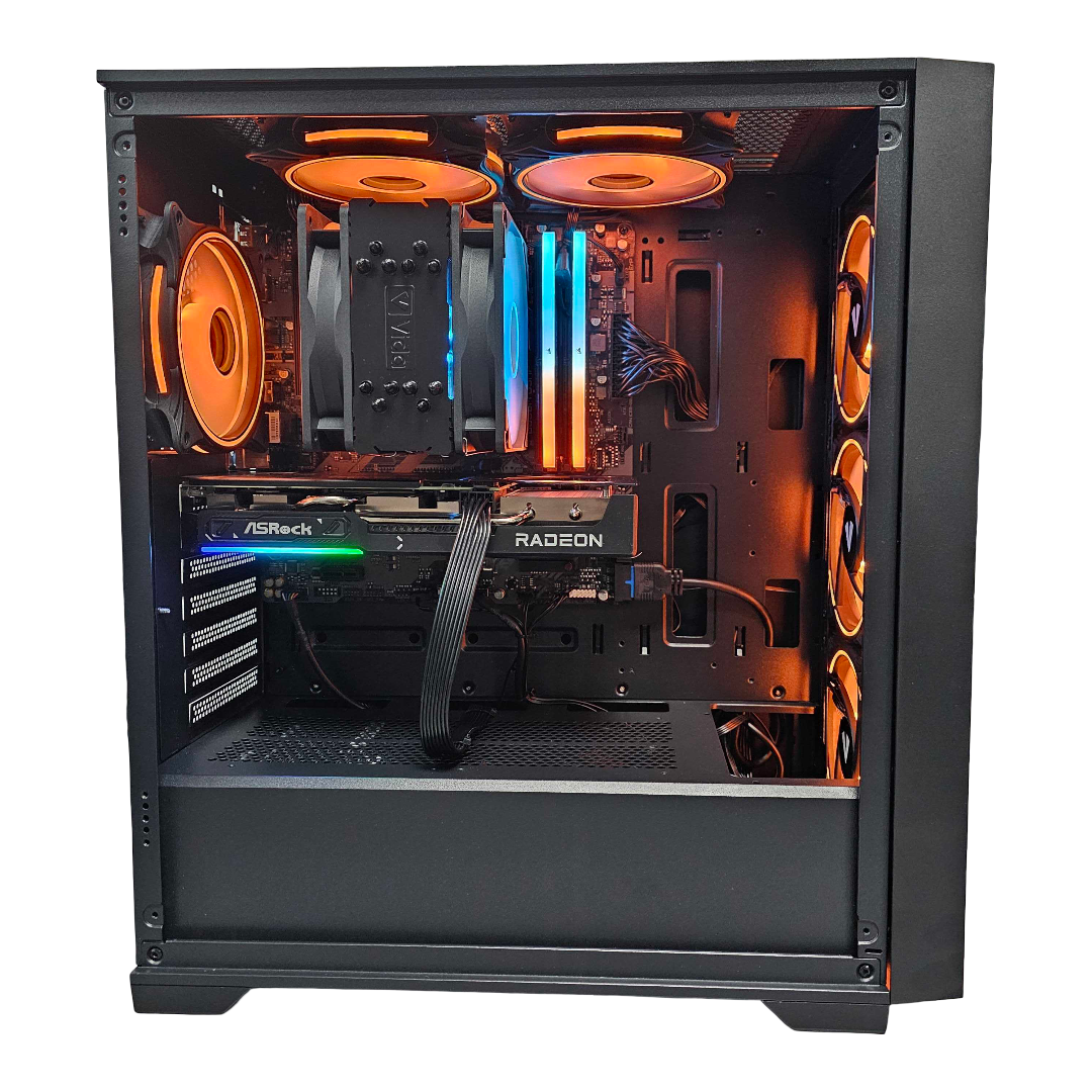 DCG Vanguard - Ryzen 5 7600X, 16GB DDR5, RX 9060 XT 16GB, 500GB SSD, Win 11, AMD Gaming PC