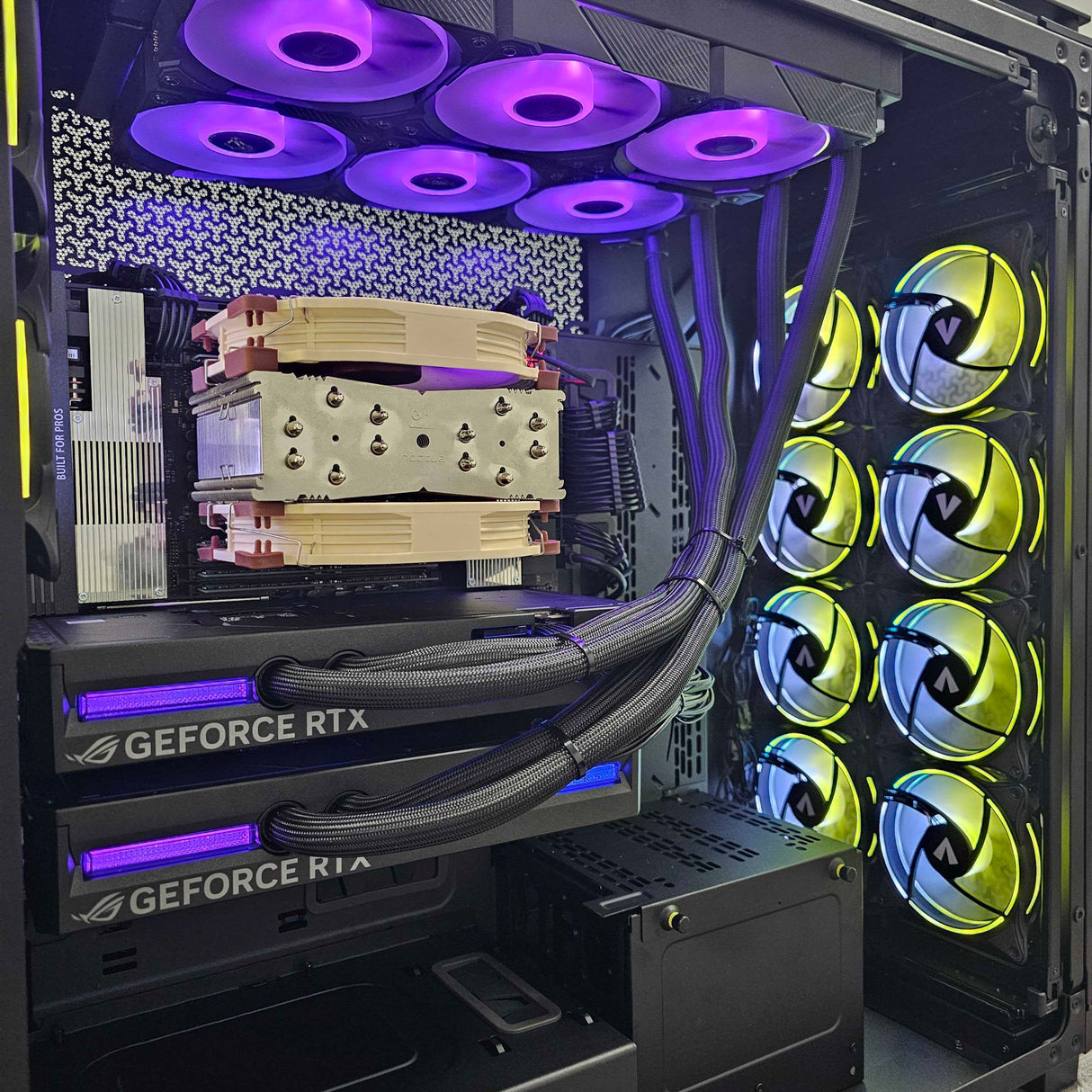 DC AI Fahd's, Ryzen Threadripper PRO 9975WX, 256GB DDR5, 2x RTX 5090 32GB, 4TB SSD, AI Workstation PC