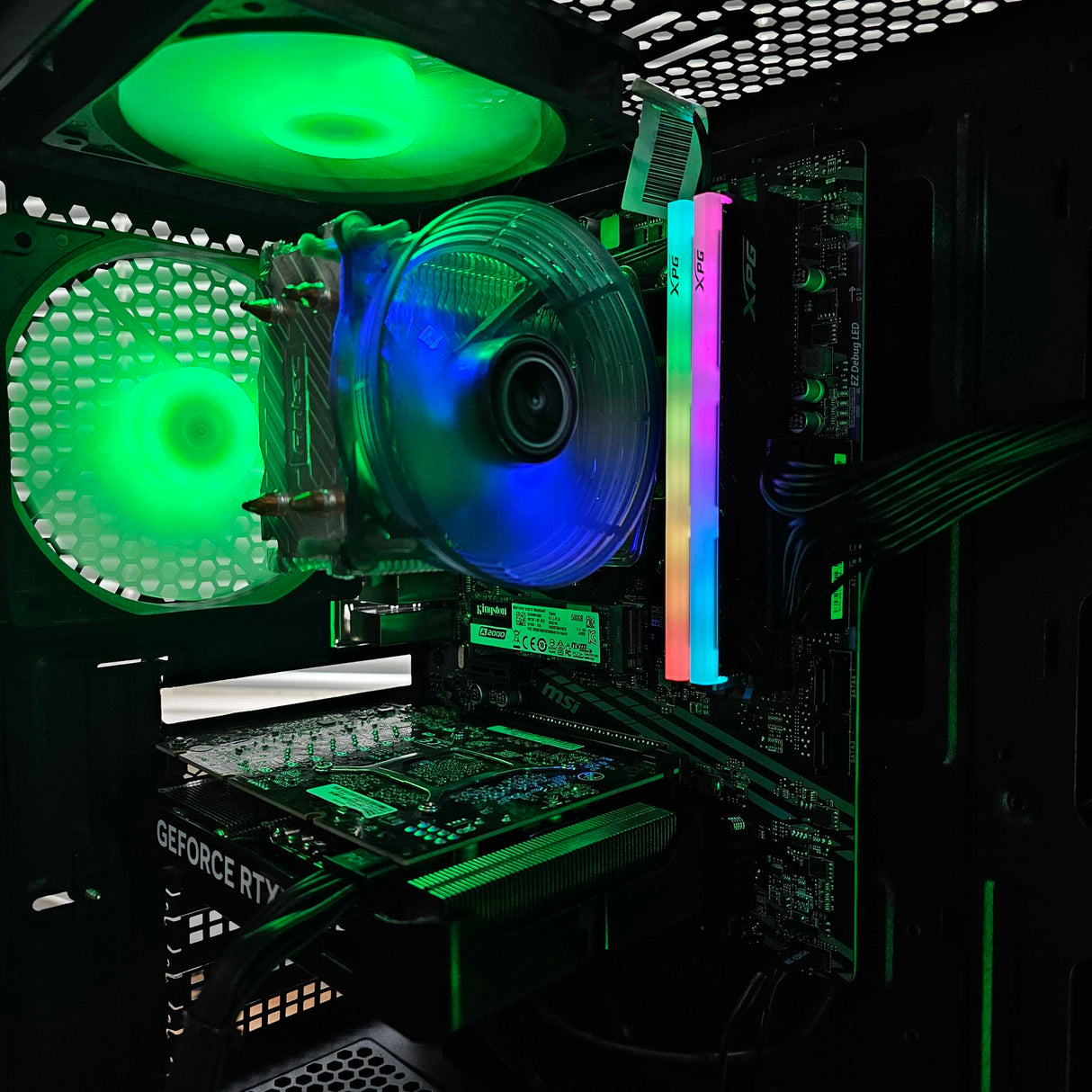 DCG Respawn - Ryzen 5 3600, 16GB DDR4, RTX 4060 Ti 8GB, 500GB SSD, Refurbished PC