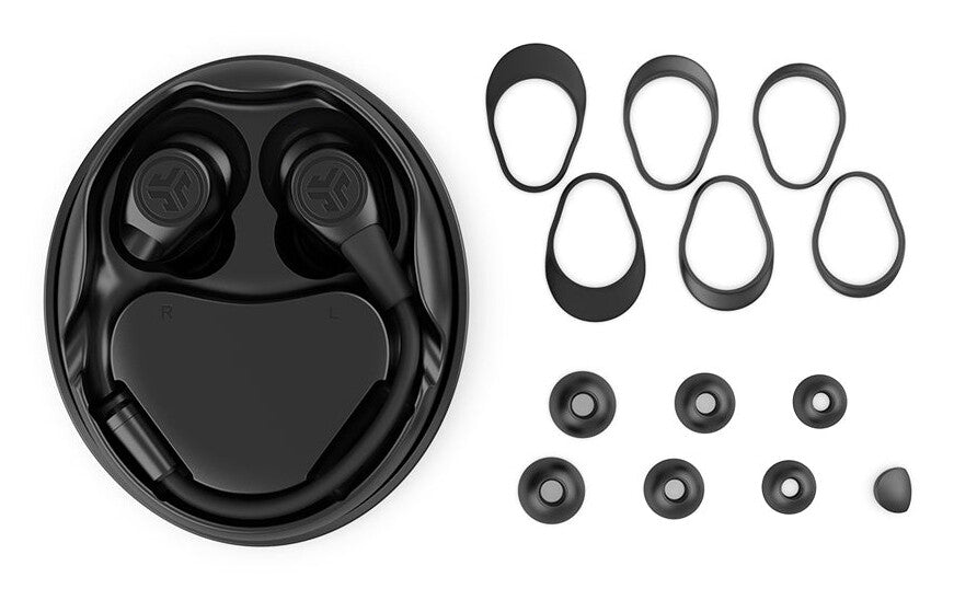 JLab Work Buds Headphones True Wireless Stereo (TWS) In-ear Calls/Music/Sport/Everyday USB Type-C Bluetooth Black
