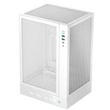 Deepcool CH170 Digital White Mini-ITX Case - High Airflow, Supports Water Cooling, Ultra-Quiet Operation, Compact Design for Efficient Space Management