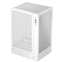 Deepcool CH170 Digital White Mini-ITX Case - High Airflow, Supports Water Cooling, Ultra-Quiet Operation, Compact Design for Efficient Space Management