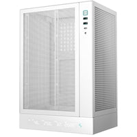 Deepcool CH170 Digital White Mini-ITX Case - High Airflow, Supports Water Cooling, Ultra-Quiet Operation, Compact Design for Efficient Space Management